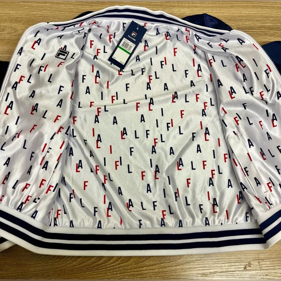 FILA Lolita Reversible Bomber Jacket Women's Large - Picture 8 of 9